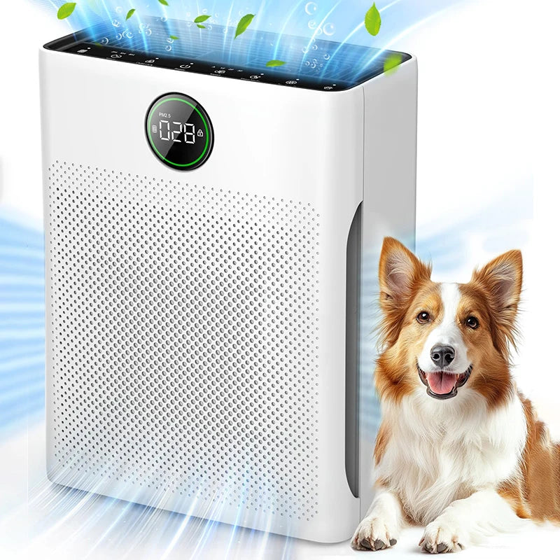 Air Purifiers for Home Large Room up to 2200Sq. Ft Air Purifier for Pets with Washable Filter PM 2.5 Display Air Cleaner Bedroom